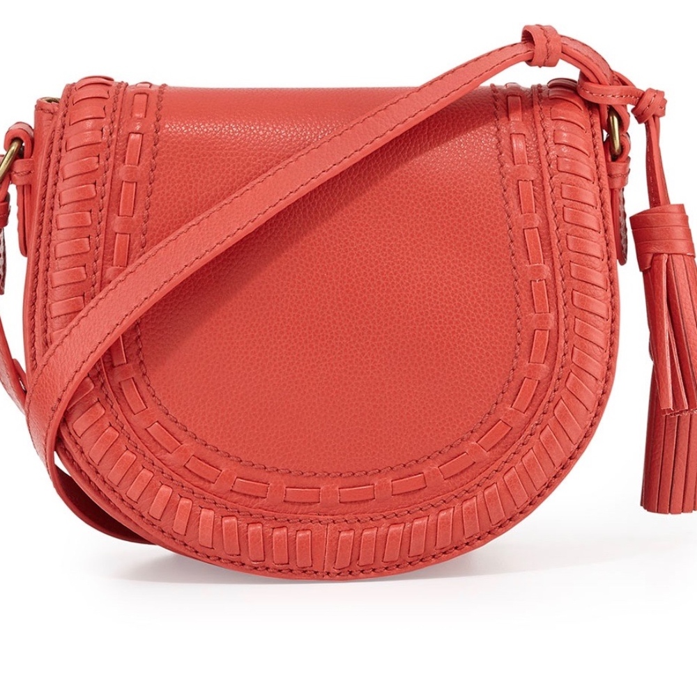 ISABELLA FIORE Red Leather Cross Body Eloise Bag